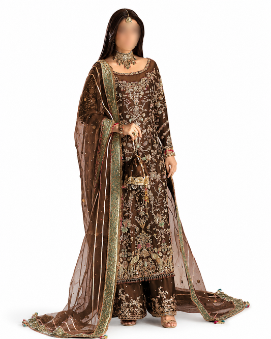 Heavy Embroidered Lengha
