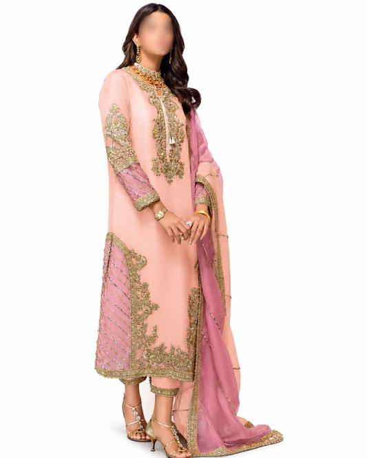 Embroidered Lengha with Dupatta
