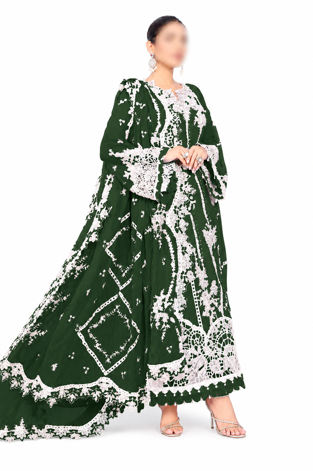 Premium Embroidered  Lawn Suit