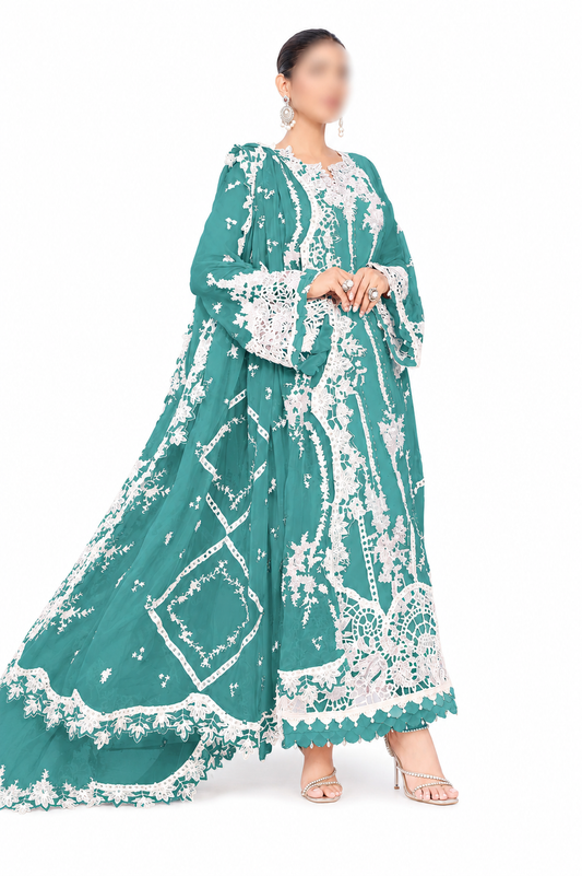 Premium Embroidered  Lawn Suit