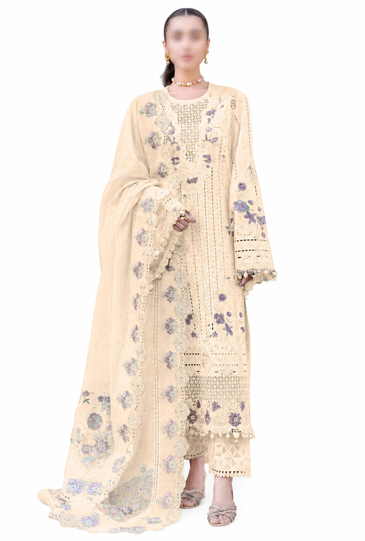 Premium Embroidered Lawn Suit