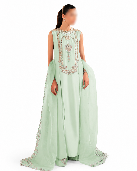 Embellished Sleeveless Formal Set