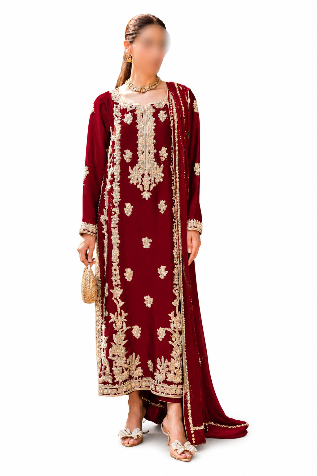 Regal Embellished Formal Set