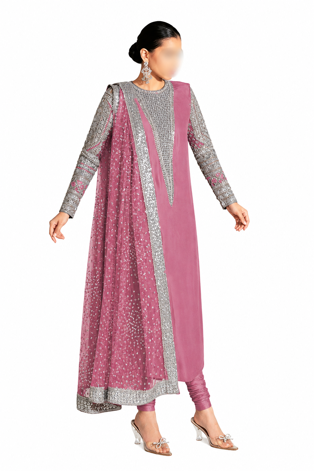 Heavy Embellished Formal Set