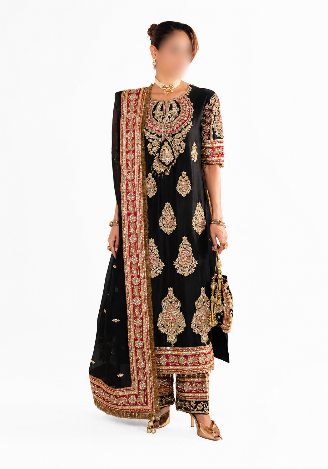 Midnight Majesty Embellished Formal Set
