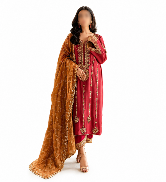 Plum & Sage Royal Embellished Formal Set