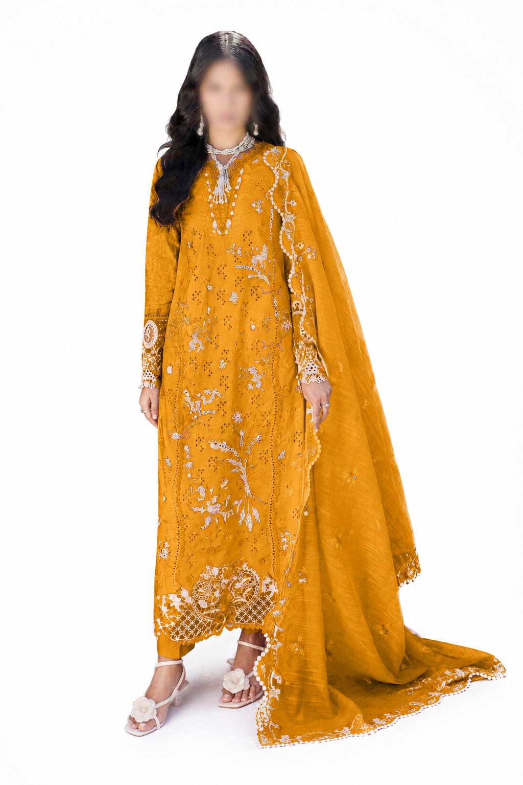 Premium Embroidered Lawn Suit
