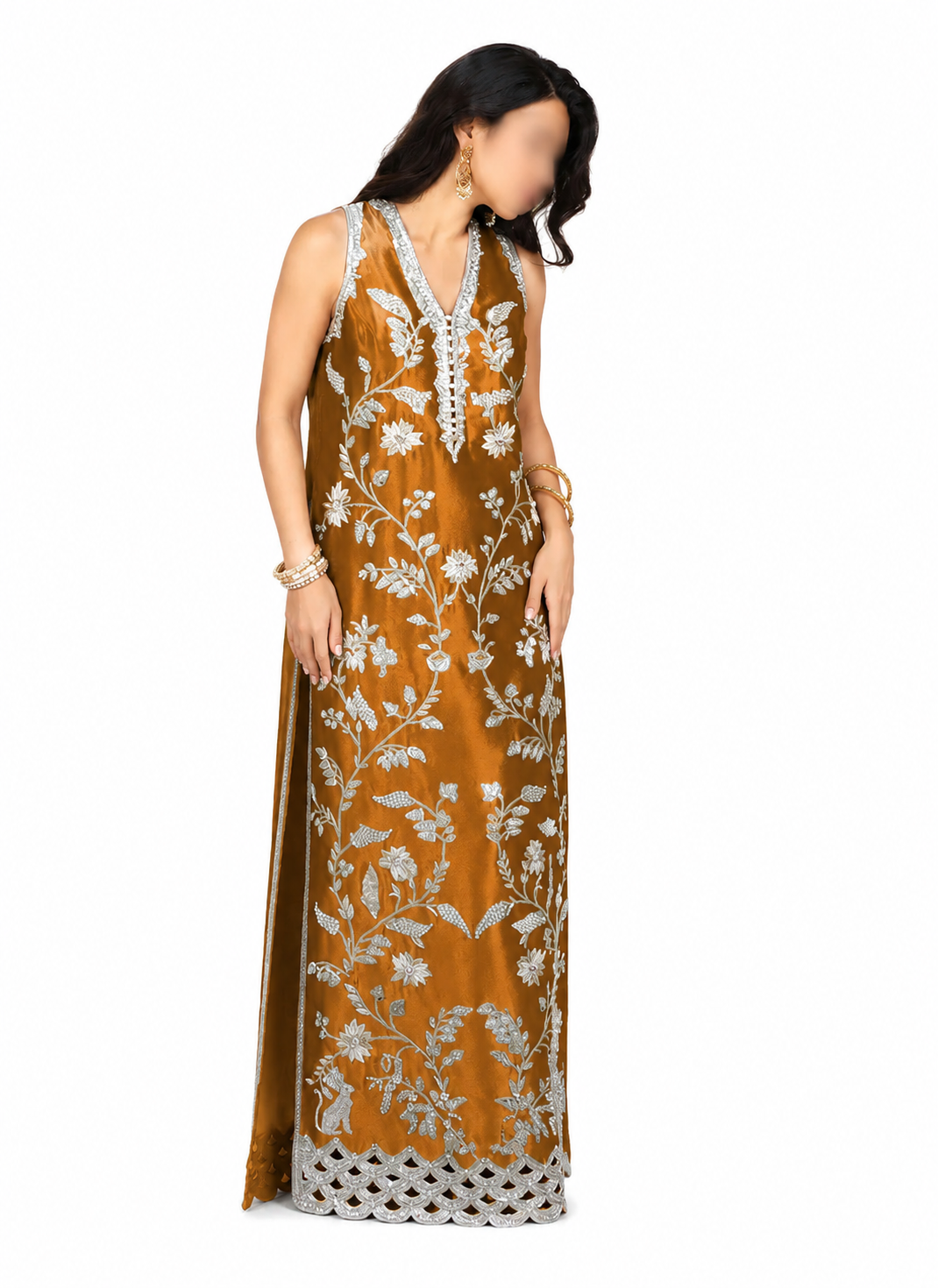 Embellished Sleeveless Formal Set